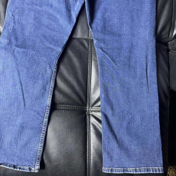 Wrangler Men's Bootcut Jeans Blue Denim Relaxed Fit Stretch 5-Pocket Size 40x32 - Picture 10 of 15
